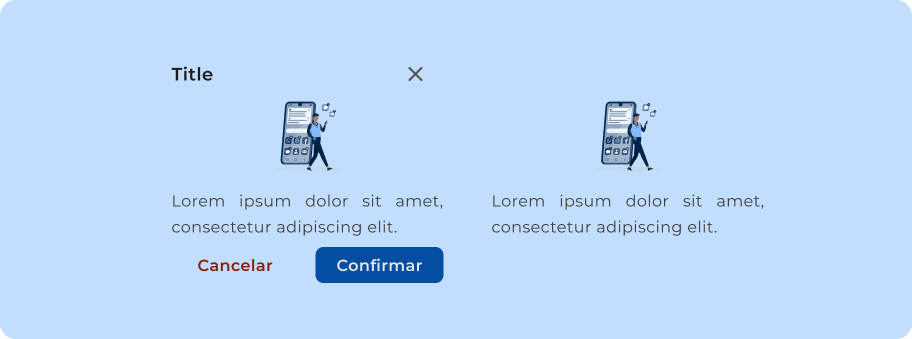 Template do Dialog - Simple Dialog